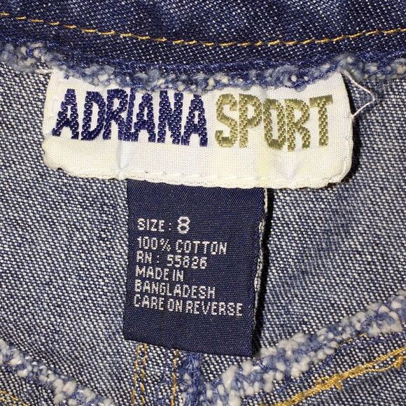 Adriana Sport women's long denim skirt size 8 - Picture 4 of 4